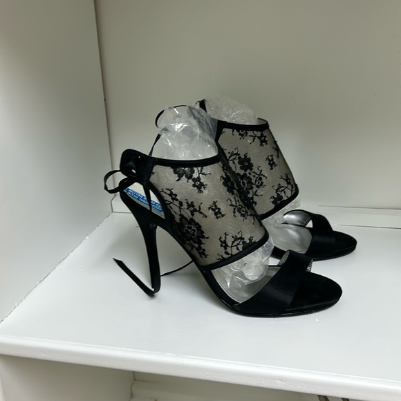 Caparros Shoes - Caparros, Black mesh heel